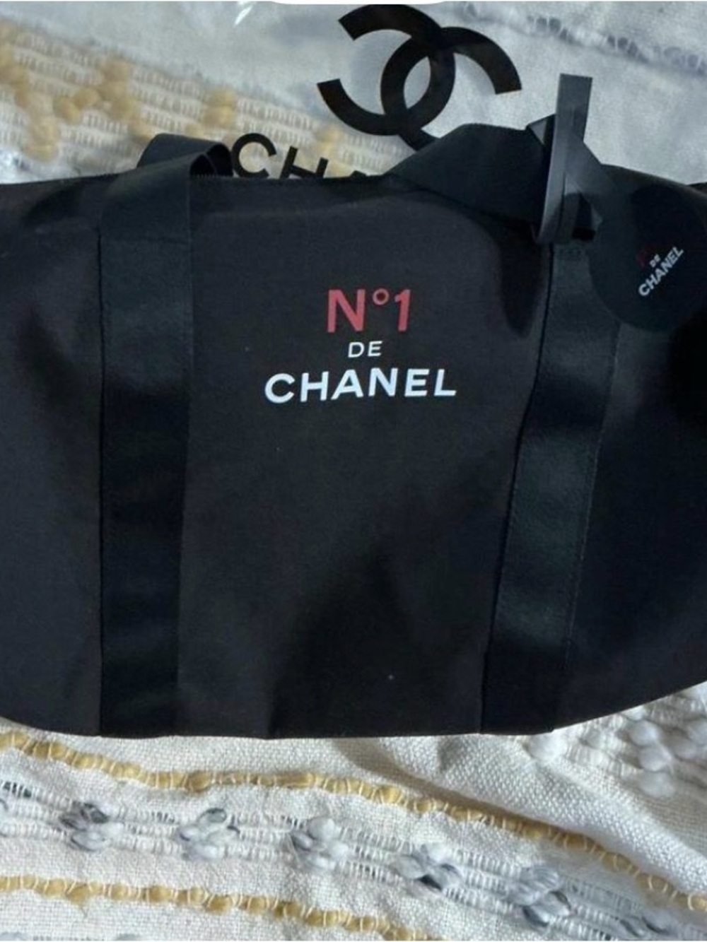 No 1 Chanel Black Duffel Bag - Stylish Weekend Carry